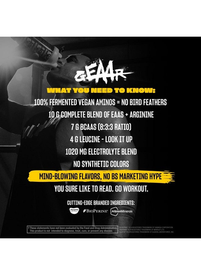 Mutant GEAAR - 9.4g of EAA Powder + Arginine, 7g BCAAs, 4g Leucine, Electrolytes, Coconut Water, 30 Servings - Fruit Punch - Image 4