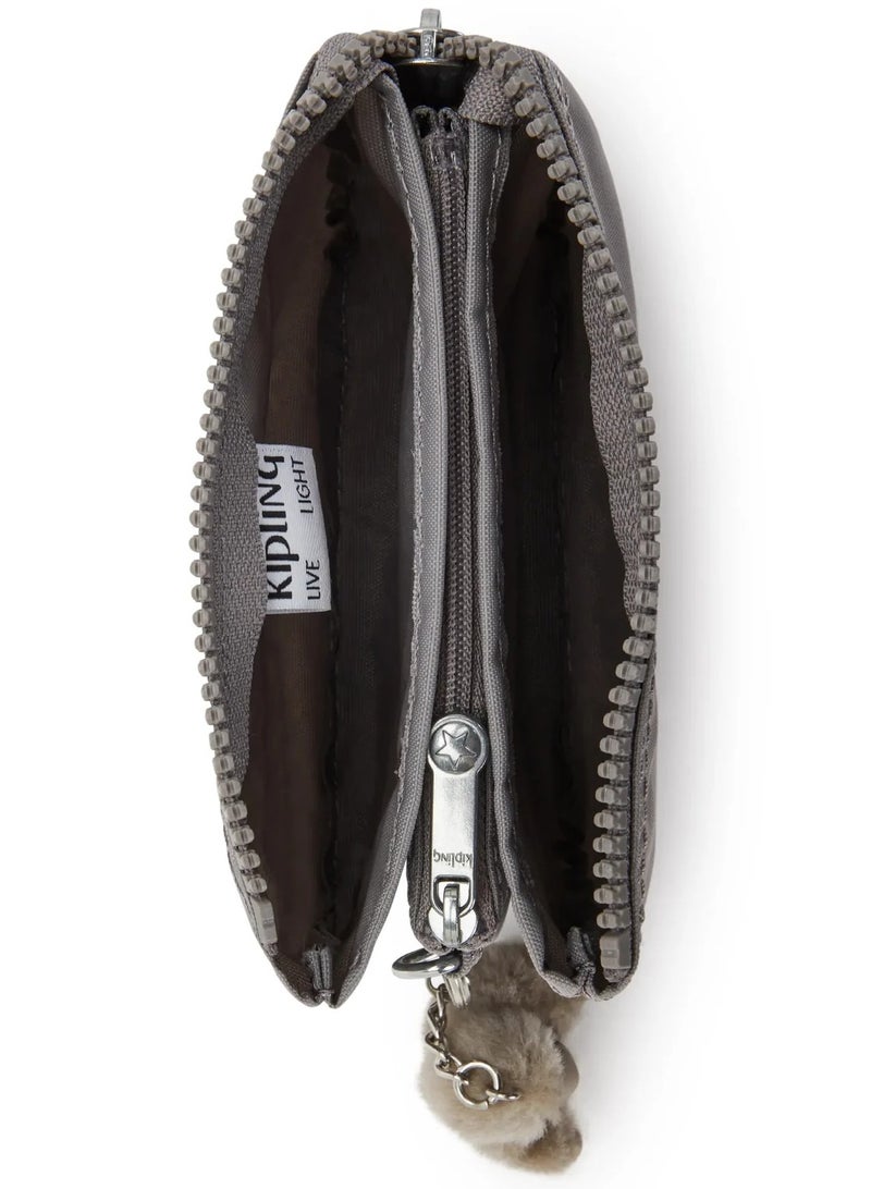 kipling محفظة صغيرة رمادية أنيقة من كرييتيفيتي إس - Image 3