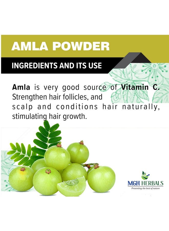 MGH Herbals Pure Amla Indian Gooseberry Powder For Hair Growth | 100% Natural, No Preservatives (250 Gram)  - Image 2