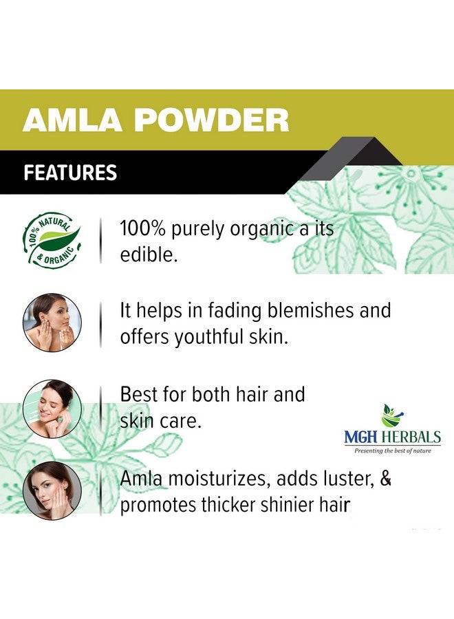 MGH Herbals Pure Amla Indian Gooseberry Powder For Hair Growth | 100% Natural, No Preservatives (250 Gram)  - Image 3
