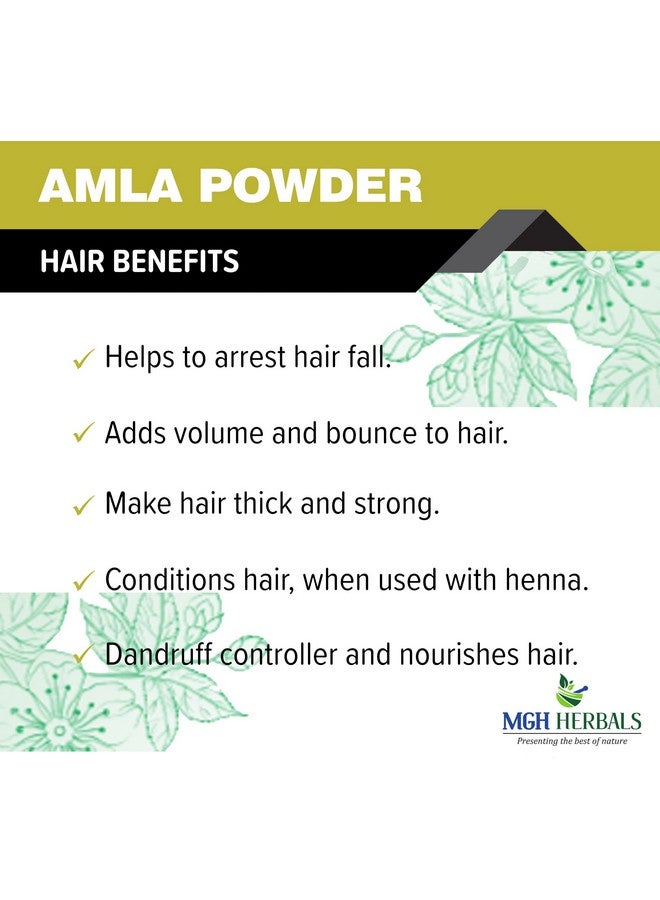MGH Herbals Pure Amla Indian Gooseberry Powder For Hair Growth | 100% Natural, No Preservatives (250 Gram)  - Image 4