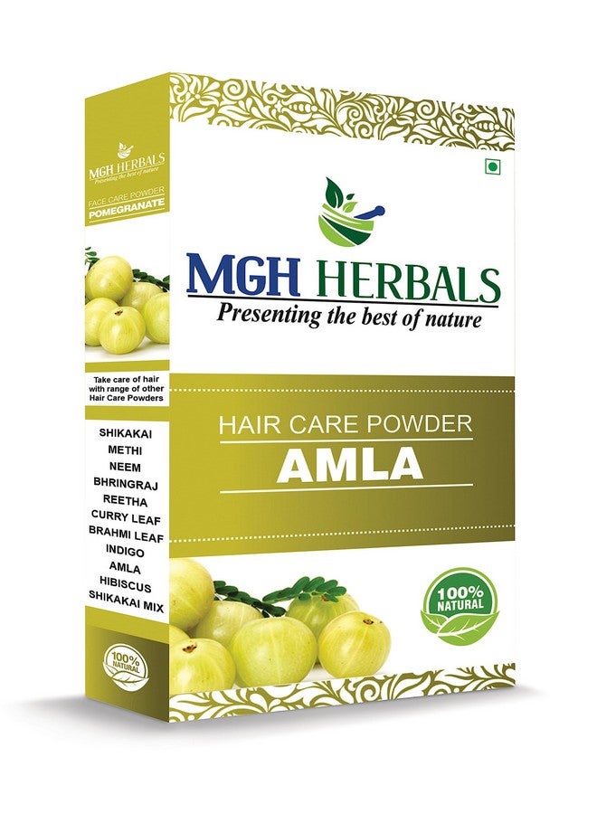 MGH Herbals Pure Amla Indian Gooseberry Powder For Hair Growth | 100% Natural, No Preservatives (250 Gram)  - Image 1