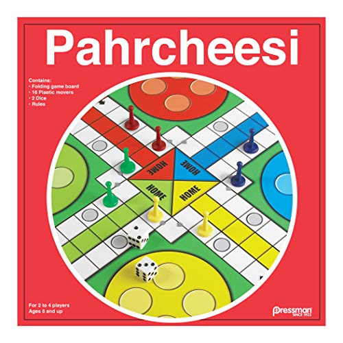 Pressman Toy Pahrcheesi in Box, Red, Pahrchessi - Image 5