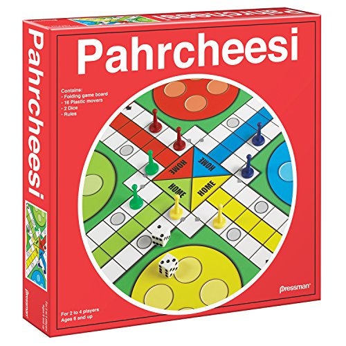 Pressman Toy Pahrcheesi in Box, Red, Pahrchessi - Image 3
