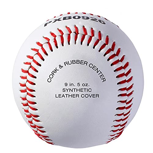 PHINIX Synthetic Leather Baseballs for Practice Recreation Use and Casual Games (PXB0926-One Dozen) (Box of 12) - Image 2