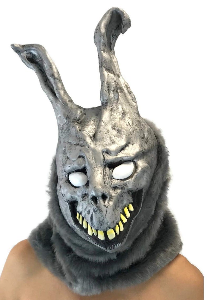 costumebase Donnie Darko Frank the Bunny Mask Latex Overhead with Fur Adult Costume - Image 3
