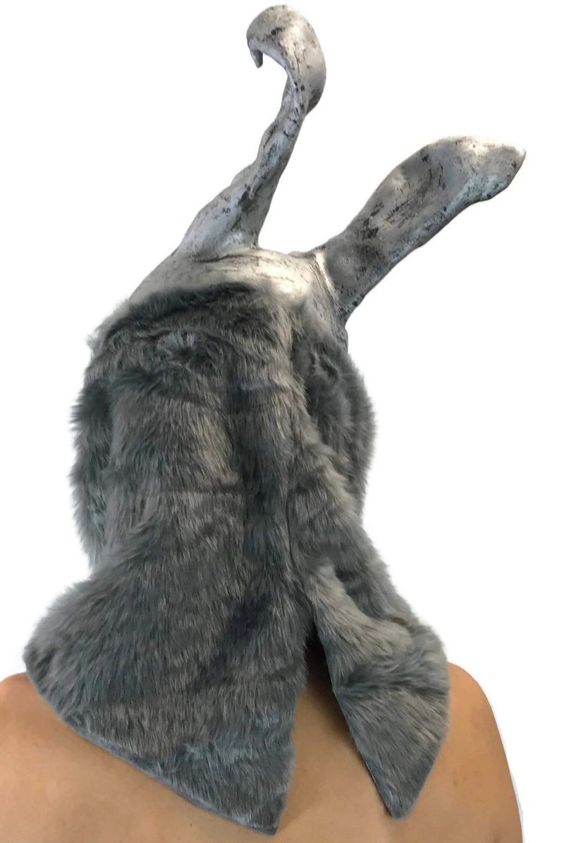 costumebase Donnie Darko Frank the Bunny Mask Latex Overhead with Fur Adult Costume - Image 5