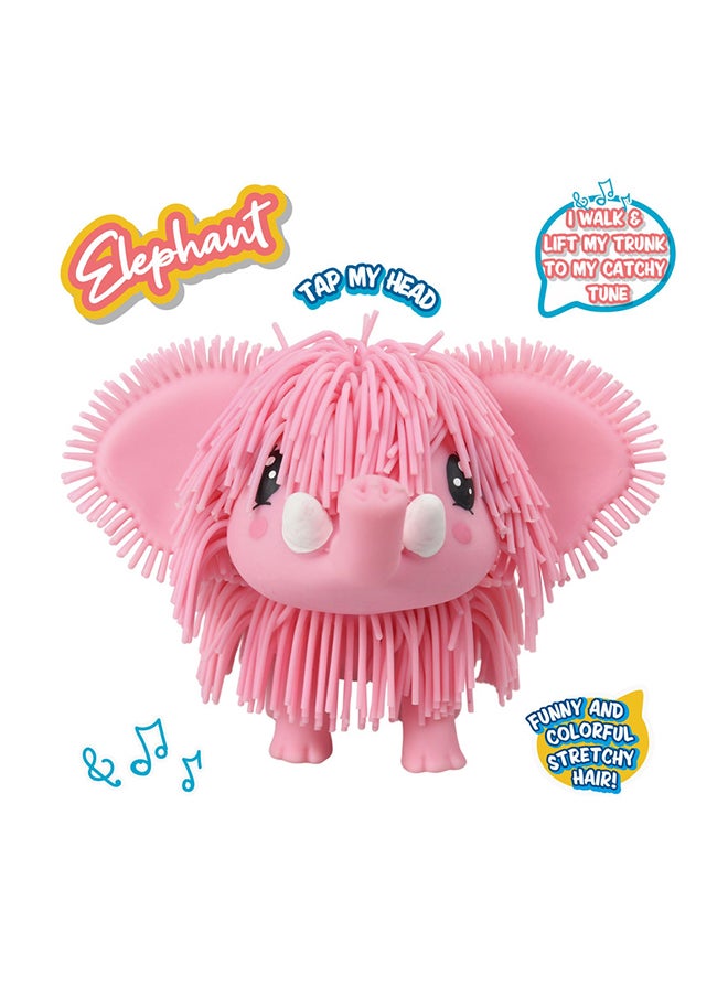 EOLO Jiggly Pets Rubery Walking Elephant, Music And Sound  - Image 3
