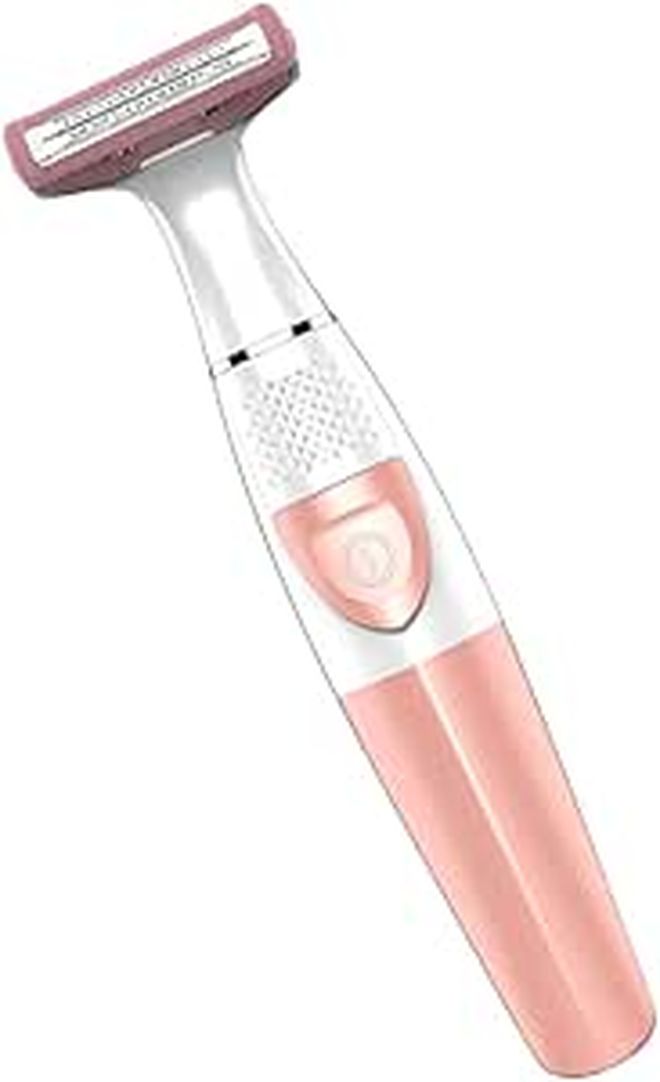 Rechargeable Electric Hair Trimmer For Women Painless Hypoallergenic Blades Bikini Body Razor Sensitive Skin - Image 1