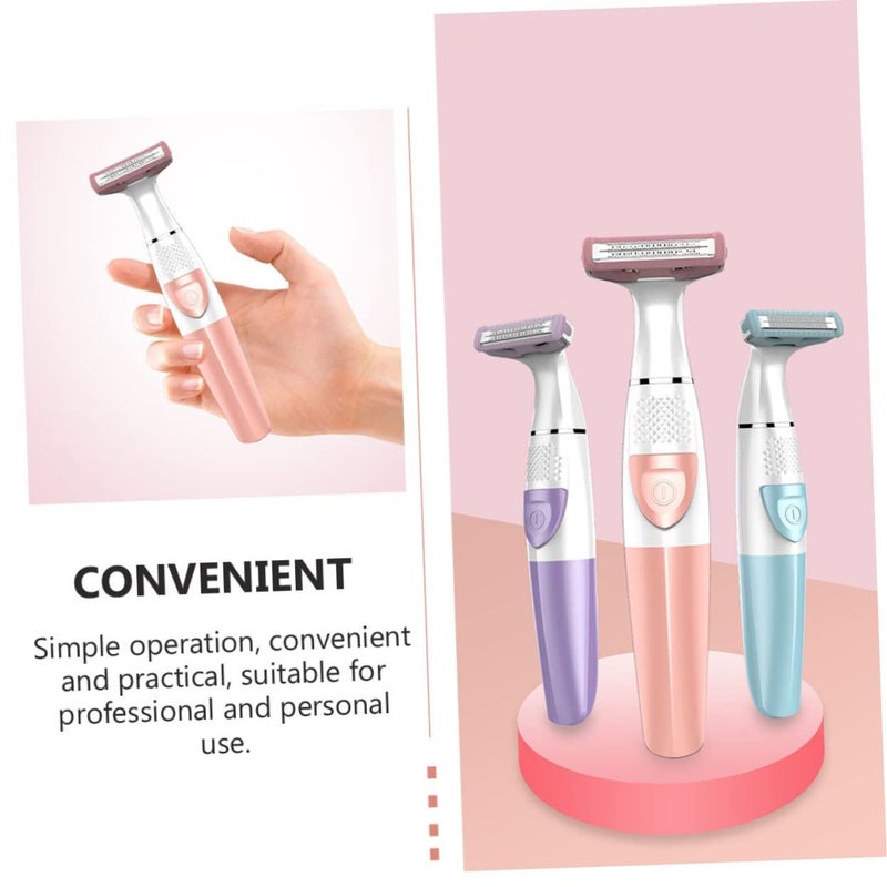Rechargeable Electric Hair Trimmer For Women Painless Hypoallergenic Blades Bikini Body Razor Sensitive Skin - Image 4