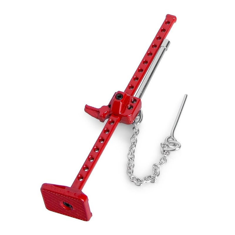 All Red RC Crawler Car Simulation Metal Monkey Bar Jack For 1 18 1 24 SCX24 SCX30 TRX 157 48 Inch Remote Control Model Car - Image 4