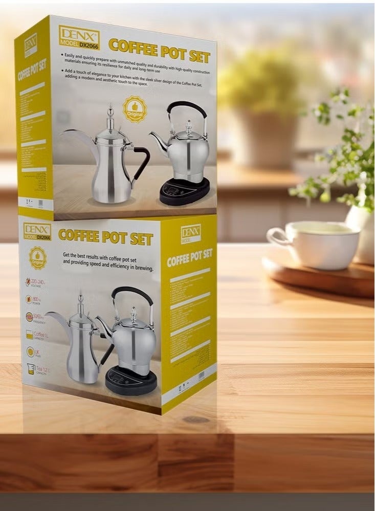 Denx DX2066 Premium Coffee Pot Set – Elegant & Durable Coffee Serving Set for Home, Office & Special Occasions - Image 4