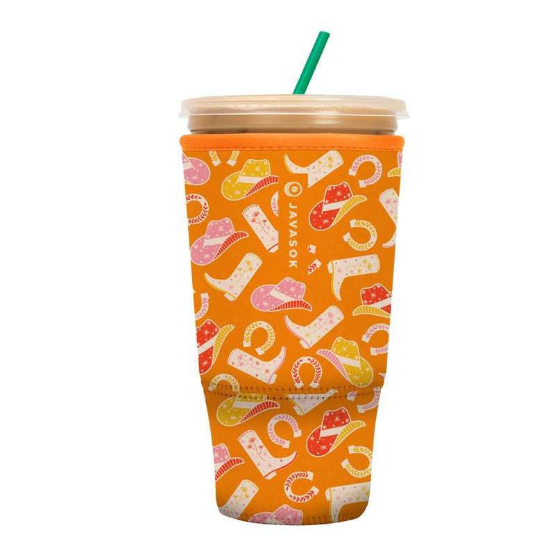 Sok It Java Sok Iced Coffee & Cold Soda Insulated Neoprene Cup Sleeve (Cowgirl Couture  XXLarge: 44-48oz) - Image 1