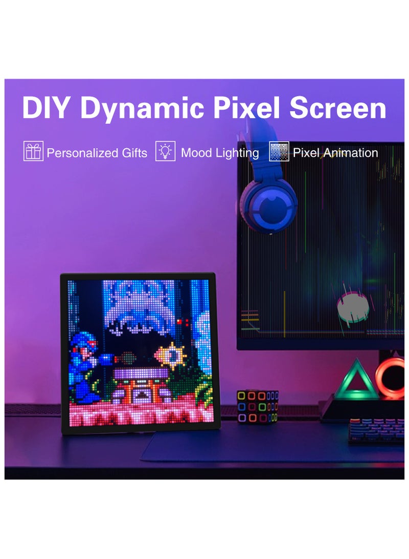 LED Pixel Display, 64x64 Programmable DIY Dynamic HD LED Screen with APP Control for Home Decoration, Business Advertisement  - Image 3