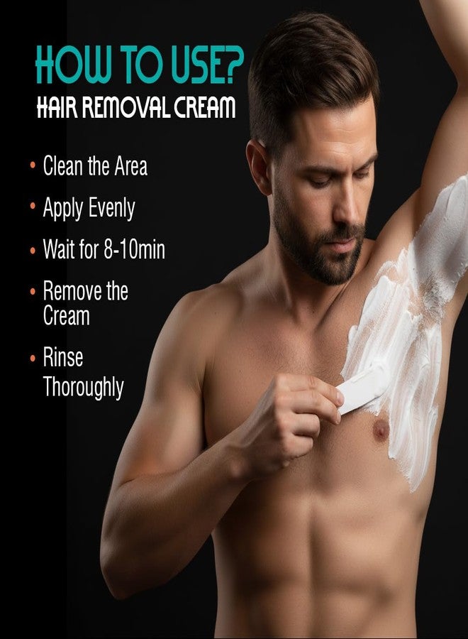 Glamveda Intimate Hair Removal Cream for Men 60g Pack of 3 | Pubic Hair Removal | Painless, Faster, Soothing | Brighten, Non Irritating | For Sensitive Body Areas | Body Hair Remover | All Skin Type - Image 5