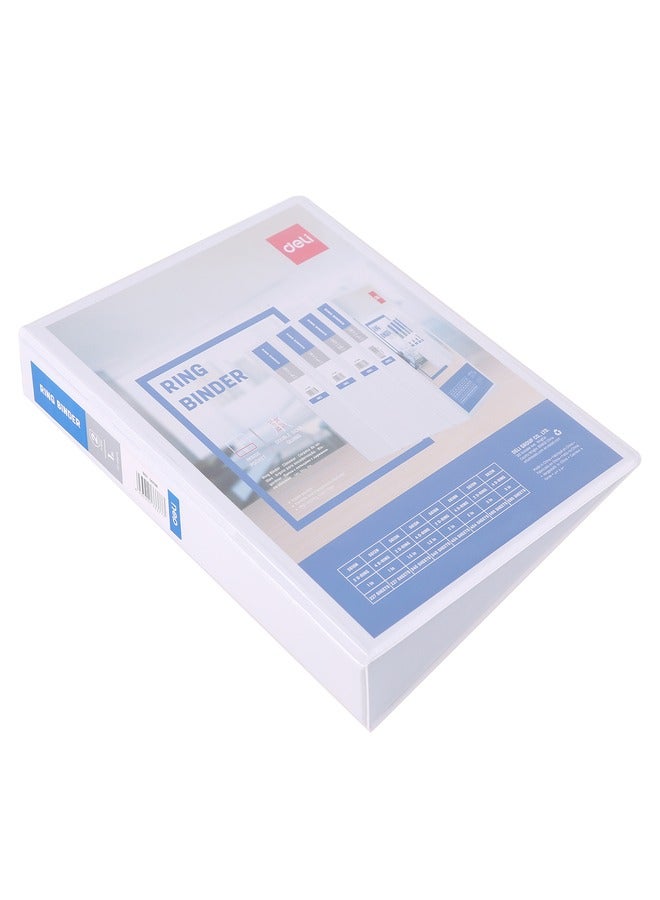 Deli A4 File Binder with 2-Hole D-Rings | Ideal for Office, School & Home Use  - Image 2