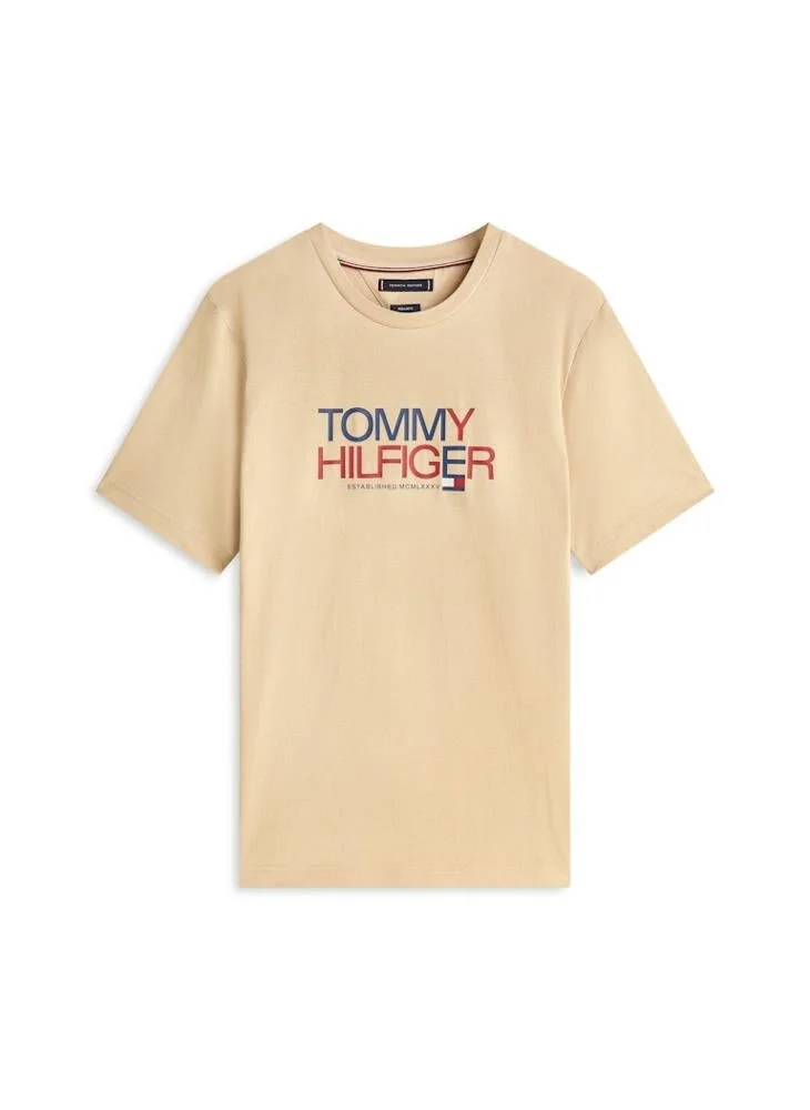 TOMMY HILFIGER  Logo Graphic Crew Neck T-Shirt for Men | Best Price UAE