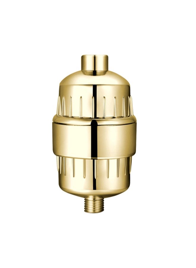 WaterCharm Golden High Output Revitalizing Shower Filter - Reduces Dry Itchy Skin, Dandruff, Eczema, and Dramatically Improves The Condition of Your Skin, Hair and Nails - Chrome - Image 1