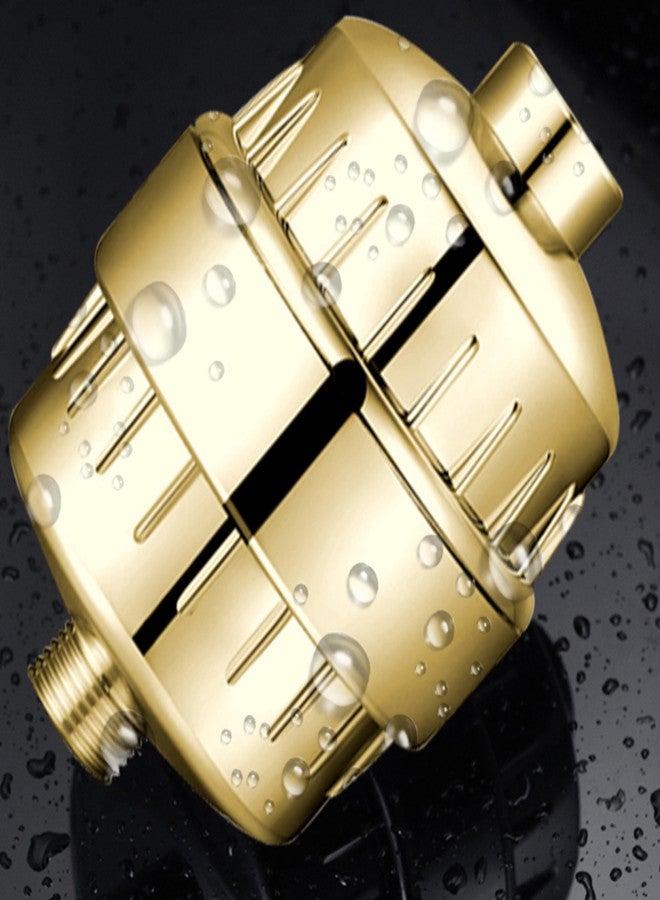 WaterCharm Golden High Output Revitalizing Shower Filter - Reduces Dry Itchy Skin, Dandruff, Eczema, and Dramatically Improves The Condition of Your Skin, Hair and Nails - Chrome - Image 4