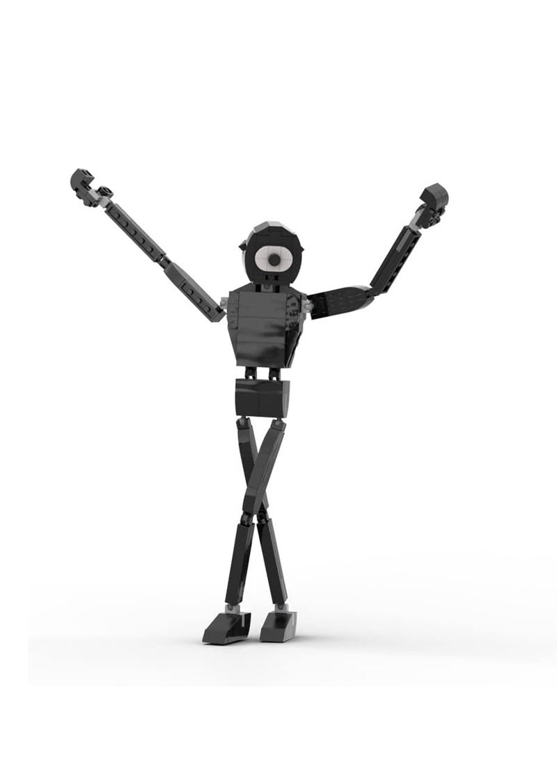 Rainbow Friends Series - Black Friends, Black-Eyed Monster Building Kits, Collectible Toy Models, Strange Monster Action Figures - Image 4