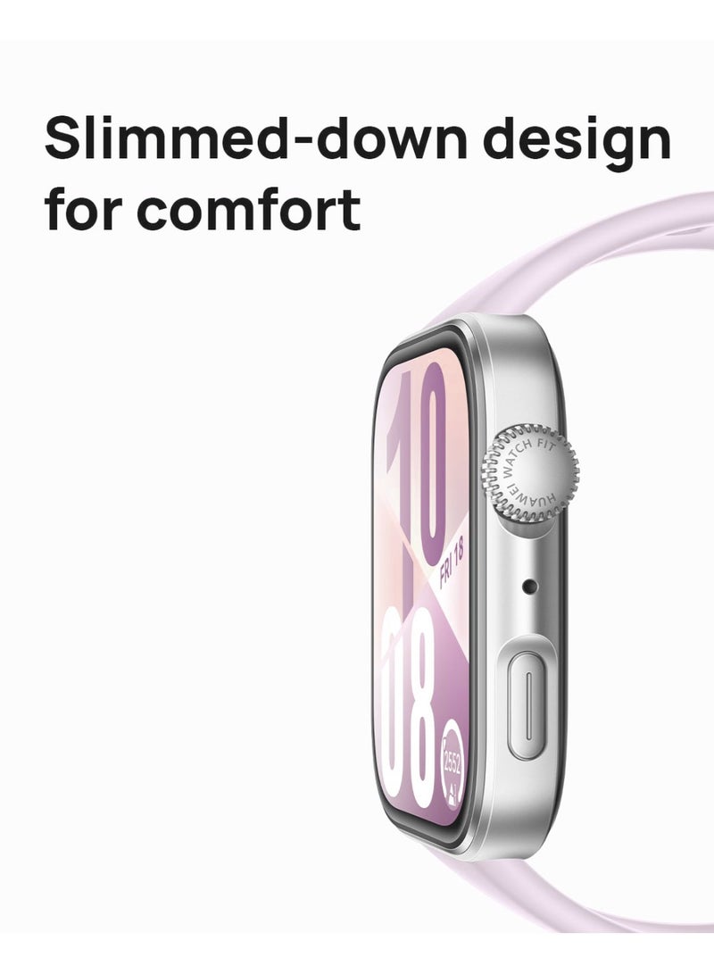 Huawei Fit 3 And Fit 4 Universal Soft Silicone Replacement Strap - High-Quality, Lightweight, Stylish And Durable - Easy To Install - Huawei Fit 3 And Fit 4 Replacement Strap  - Image 3