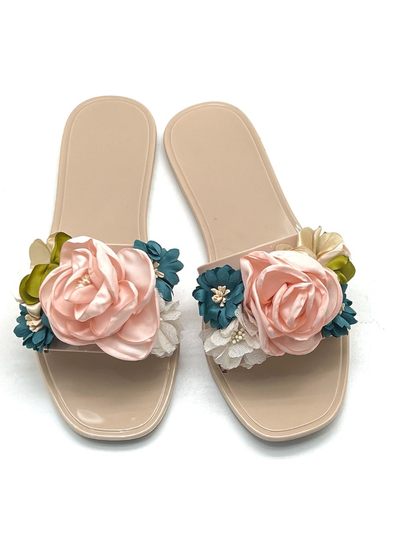 KUYING New Fashion Outgoing Flat Bottom Slippers  - Image 1