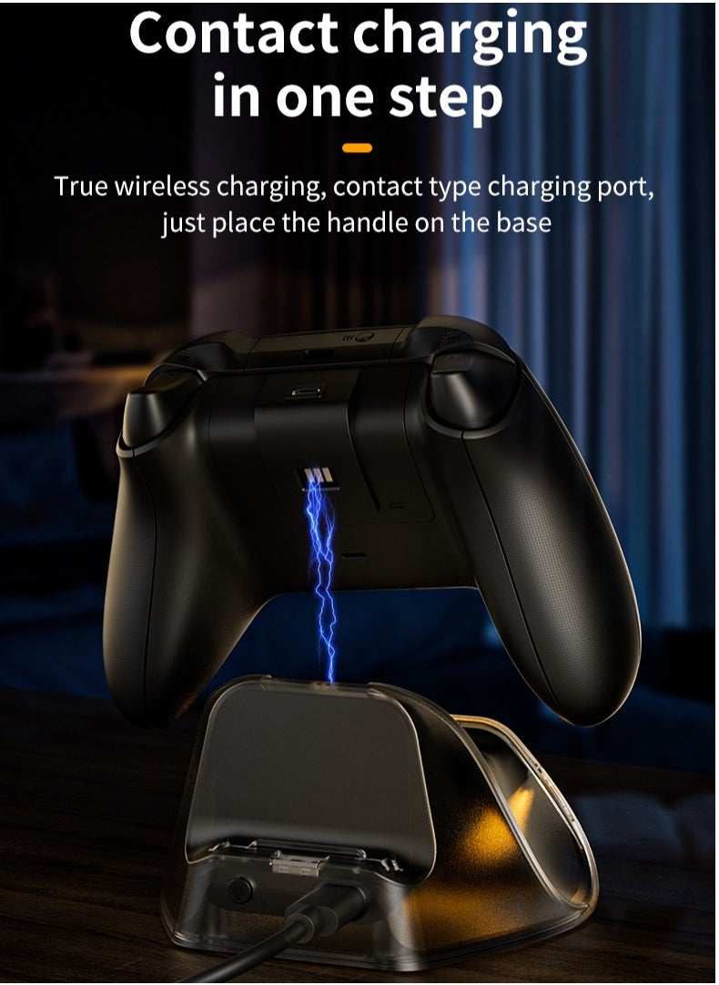 قاعدة شحن لاسلكية جديدة لحامل قاعدة وحدة التحكم بالألعاب Xbox Series X S/ONE X/S حامل قاعدة الشحن لملحقات Xbox One