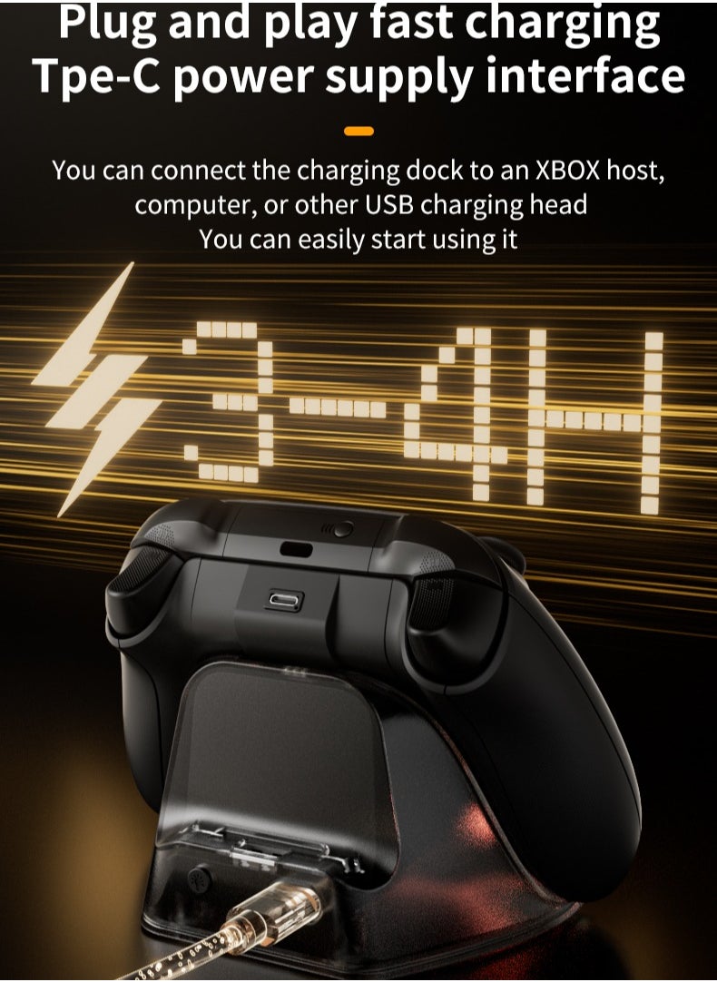 قاعدة شحن لاسلكية جديدة لحامل قاعدة وحدة التحكم بالألعاب Xbox Series X S/ONE X/S حامل قاعدة الشحن لملحقات Xbox One