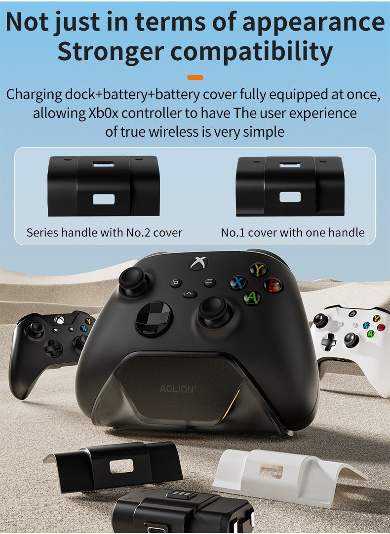 قاعدة شحن لاسلكية جديدة لحامل قاعدة وحدة التحكم بالألعاب Xbox Series X S/ONE X/S حامل قاعدة الشحن لملحقات Xbox One