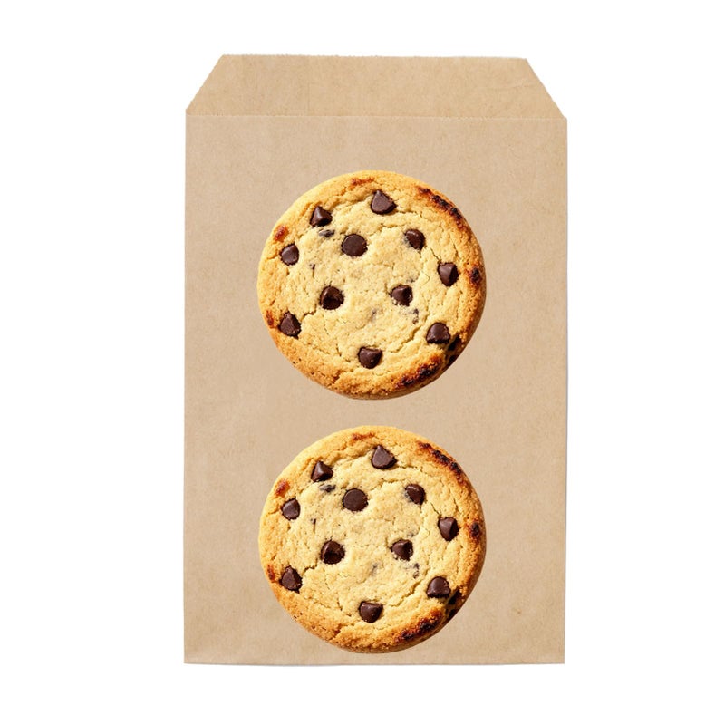FOCCIUP 100 Pcs 4x6 Inches Brown Kraft Paper Bags Flat Envelopes Merchandise Treat Bag for Party - Image 3