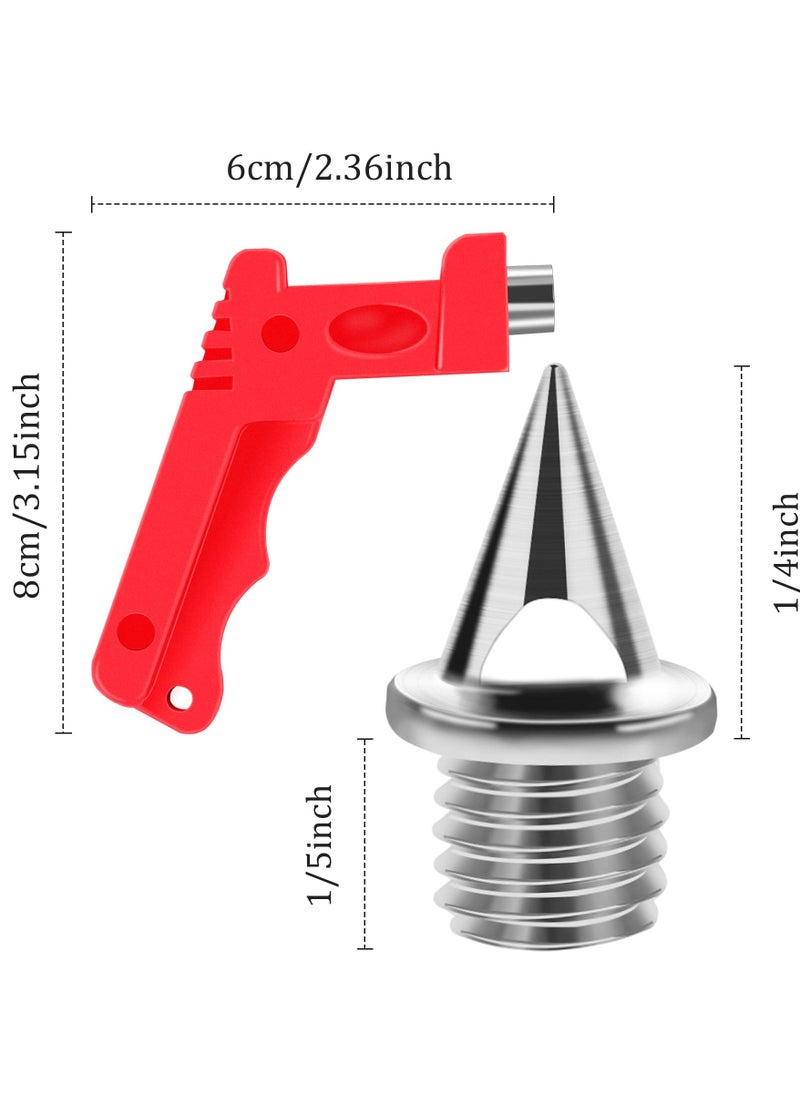 KASTWAVE - Spike Replacement Spikes, Track and Field Spikes Golf Shoes Cross Country Spikes with Spike Wrench for Sprint Sports Sprint Track Shoes Training (110 Pcs) - Image 1