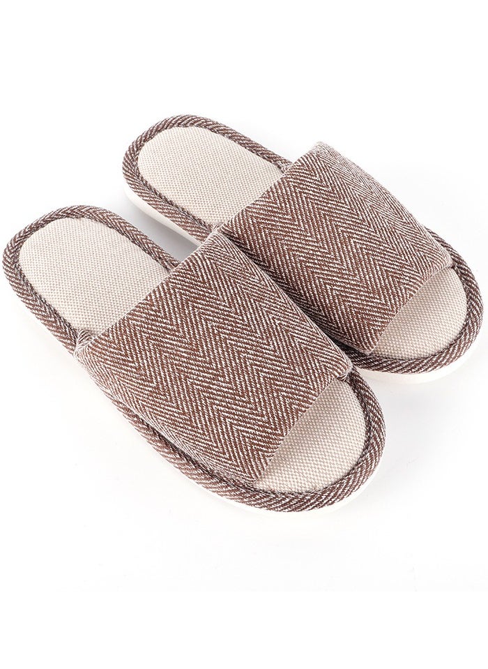 GUDOO Anti-Slip Fabric Slippers Saudi Men Women - Ventilated Home and Mosque Shoes 