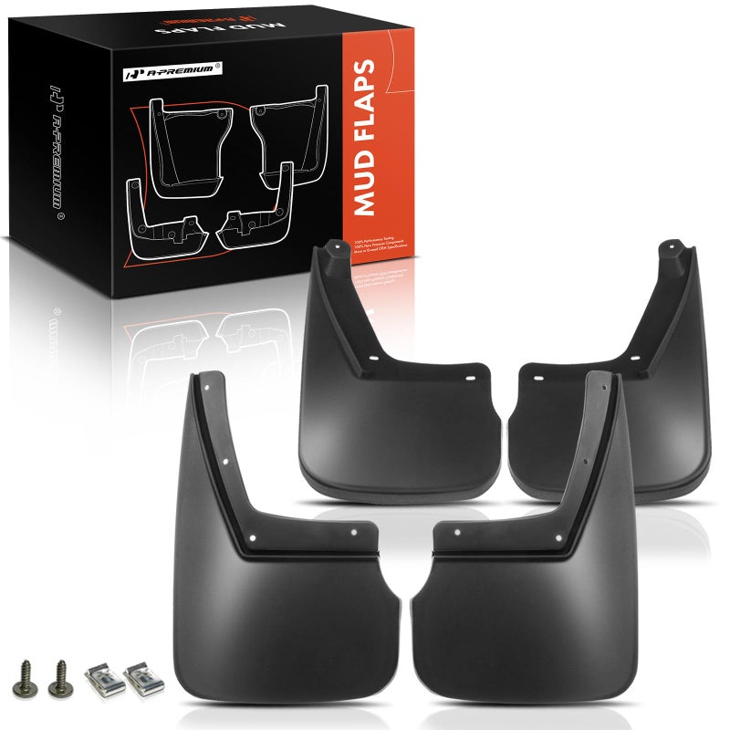 APremium Set of 4PCS Mud Flaps Splash Guards Mudguards Mudflaps with Hardware Accessories Compatible with Chevrolet Tahoe 20152020 Sport Utility Front and Rear Driver and Passenger Sides