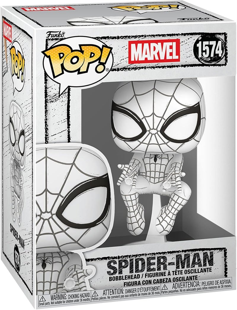 Funko فانكو بوب!: سبايدر مان - سبايدر مان - سبايدر مان - تمثال فينيل قابل للجمع - فكرة هدية - منتجات رسمية - ألعاب للأطفال والبالغين - Image 2