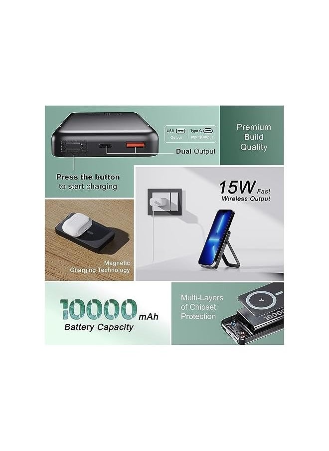 AMBRANE - 100w Fast Charging Powerbank for Macbook, Type C Laptop & Mobile Charging, 25,000mah Battery, Triple Output, Power Delivery & Quick Charge (Powerlit Ultra, Black) - Image 1