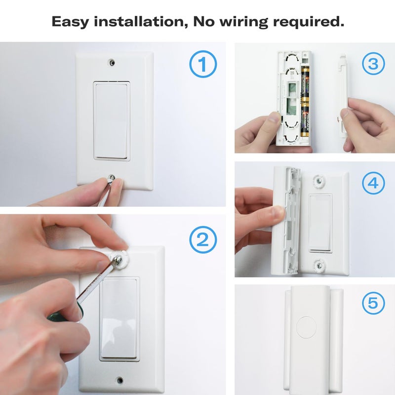 THIRDREALITY Zigbee Smart Switch,Toggle/Rocker,No Wiring Needed.Hub Required, Compatible with Echo Devices with Zigbee Hub Built-in,Home Assistant,Hubitat,SmartThings,Homey - Image 5