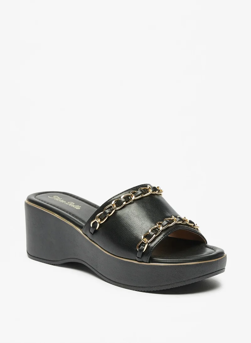 Flora Bella By Shoexpress Womens Embellished Slip On Platform Heels Sandals Ramadan Collection
