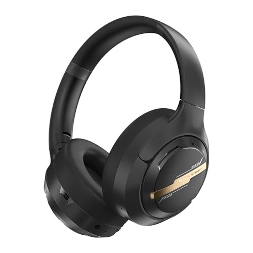 Black Shark JoyBuds Max Active Noise Cancelling Headphones 50H Playtime Wireless Over Ear Headphones with Microphone Bluetooth 54 Gaming Headsets Comfort Fit Ear Cups 6EQ Modes via APP Black - Image 1