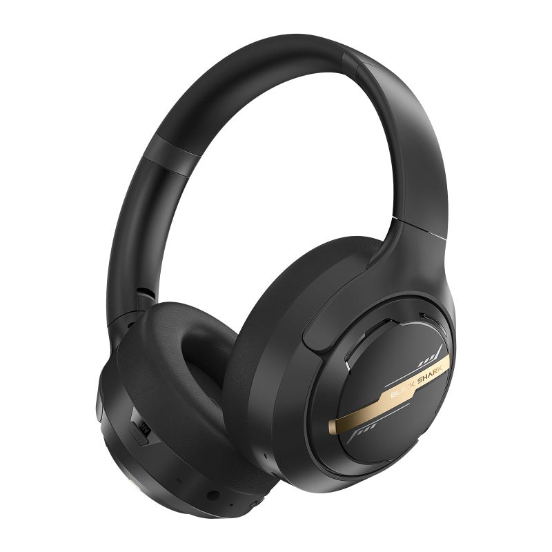 Black Shark JoyBuds Max Active Noise Cancelling Headphones 50H Playtime Wireless Over Ear Headphones with Microphone Bluetooth 54 Gaming Headsets Comfort Fit Ear Cups 6EQ Modes via APP Black - Image 2