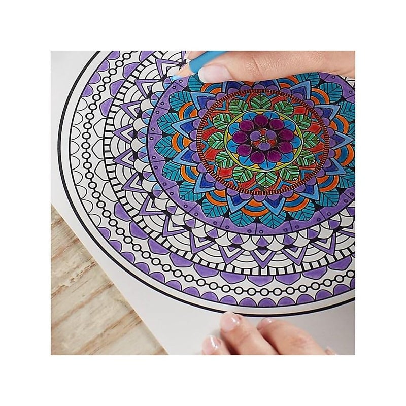 Prismacolor Col-Erase Pencil with Eraser, Blue Lead, Blue Barrel, Dozen - Image 4