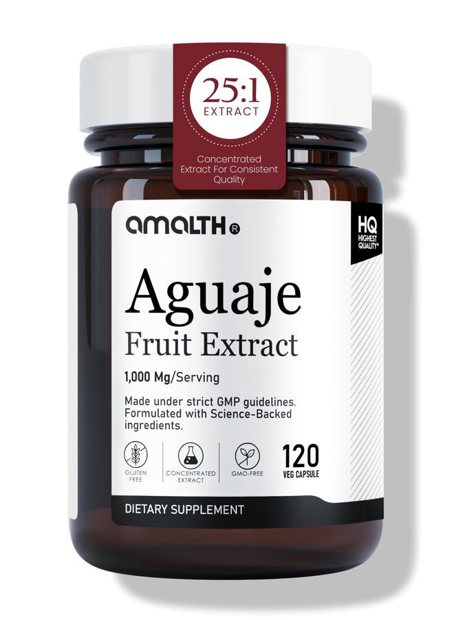 Amalth Aguaje Curves Capsule for Women- 10000mg Extra Strength from Peru Natural Supplements- 90 Capsules Non- GMO Premium Quality Pills - Image 1
