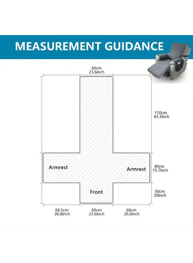 Burgundy Single Sofa Cover Pet Friendly Machine Washable Elastic Fit Modern Decor - Image 4