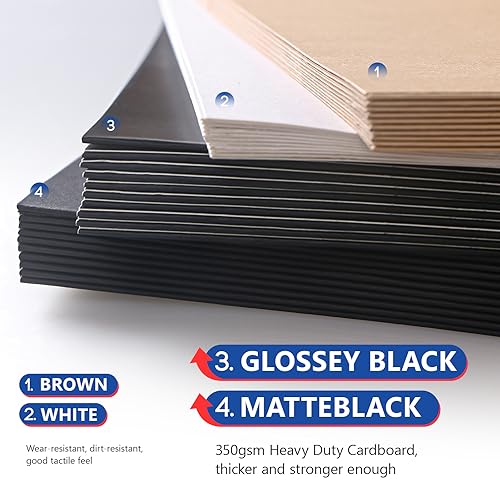 ANTOP VKheroKV GU-YO Durable Thick Kraft Brown Covers Record LP Jackets Cardboard with Center Hole 10 Pack (12 inch) … - Image 4