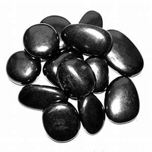 Pachamama Essentials 14 lb Tumbled Shungite Stones Polished Gemstone Reiki and Energy Crystal Healing - Image 2