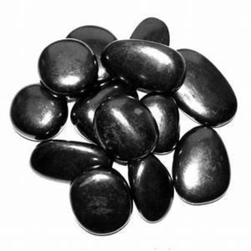 Pachamama Essentials 14 lb Tumbled Shungite Stones Polished Gemstone Reiki and Energy Crystal Healing - Image 3