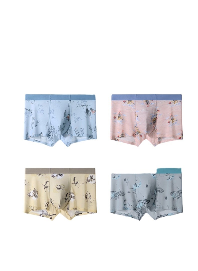 KUYING New Comfortable Skin friendly Breathable Underwear Set of 4  - Image 1