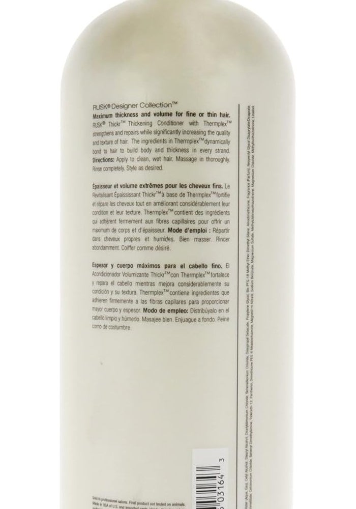 RUSK Designer Collection Thicker Thickening Conditioner, 33.8 fl. oz. - Image 2