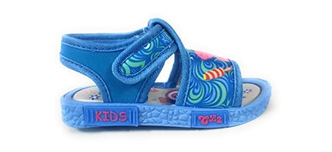 Coolz Kids Chu-Chu Sound Musical First Walking Sandals C-2A Blue for Baby Girls for 1-2.5 Years - Image 3
