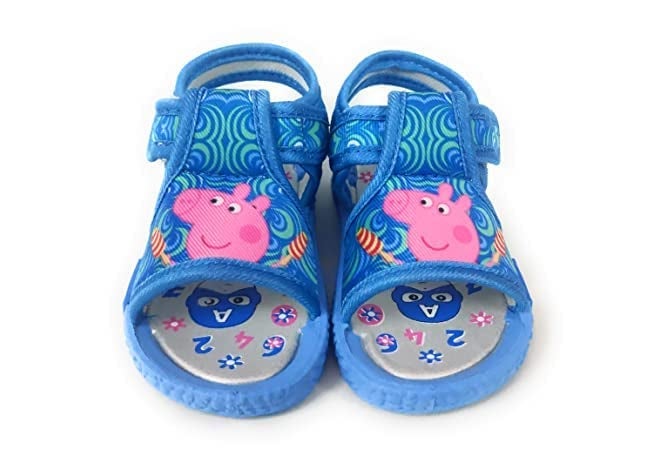 Coolz Kids Chu-Chu Sound Musical First Walking Sandals C-2A Blue for Baby Girls for 1-2.5 Years - Image 2