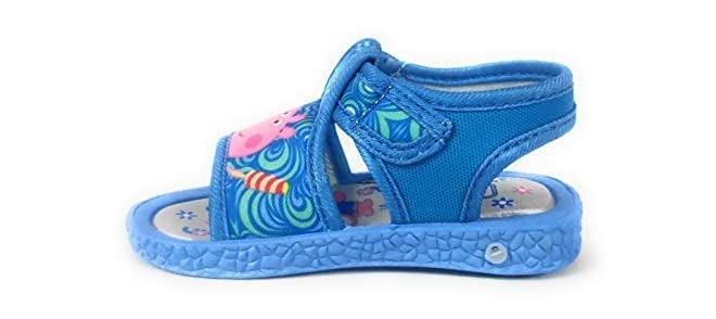 Coolz Kids Chu-Chu Sound Musical First Walking Sandals C-2A Blue for Baby Girls for 1-2.5 Years - Image 4